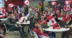 Olympic hockey fans prep for early morning gold medal game
