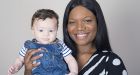 Million-to-one gene gives this black mother a white son...expected to take the baby modelling world by storm