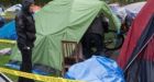 Body discovered as police clear out Vancouver homeless encampment