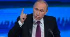 Vladimir Putin says ruble will recover, accuses West of trying to corner Russia
