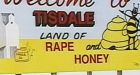 Tisdale, Sask., rethinks its 'Land of Rape and Honey' slogan