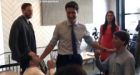 American men drop to their knees, literally beg Justin Trudeau to run for U.S. president