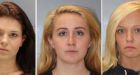 Trio of bikini-clad women charged in brutal beach brawl