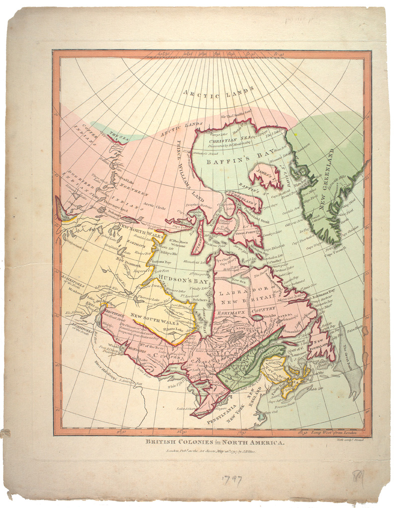 British Colonies in North America 

1797