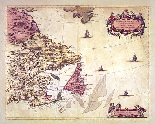 Eastern Canada, 1662
An early map of Eastern Canada