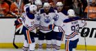 Oilers take early series lead after wild 3rd period in Anaheim