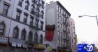 Penis mural on New York apartment building painted over