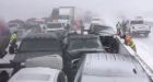 Wind storm, blowing snow causes chaotic 70-vehicle pile-up near Barrie, Ont.