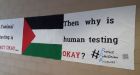 Jewish group criticizes sign at Mississauga school that references testing on Palestinian prisoners