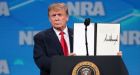 Trump withdraws from UN arms treaty as NRA crowd cheers in delight