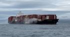 Canadian Coast Guard evacuates crew members from container ship off B.C. coast due to fire