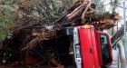 Alaska landslide damages 3 homes in Juneau, 'squishes' pickup truck