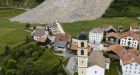 A rock slide threatened to crush this Swiss village. It missed by just a few metres