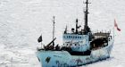 Activists throw rotten butter at Japanese whalers