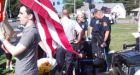 Man fires pepper spray on protesters outside Marine's funeral