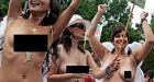 Topless women take to Toronto streets