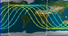 Falling satellite flips, putting U.S. at risk