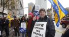 Hundreds rally downtown to support CWB