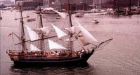 HMS Bounty stranded at sea