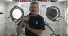 Astronaut Chris Hadfield gives students an out-of-this-world lesson