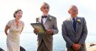 Sir Ian McKellen officiates as best friend Patrick Stewart says 'I do' to Sunny Ozell