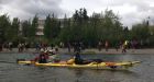 5 Yukon River Quest boats swamped by high waves