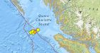 Earthquake 'swarm' strikes off B.C. coast, but no sign of the 'Big One'