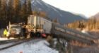 Banff CP Rail derailment cleanup continues