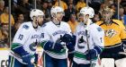 Canucks edge Predators in SO