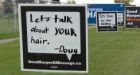 NDP signs in Stephen Harper's riding removed by Calgary bylaw services