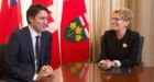 Trudeau promises Wynne federal help with new Ontario pension plan