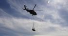 Dinosaur fossils airlifted out of New Mexico wilderness