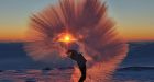 Nunavut tea toss photo at -40 C proves internet gold