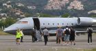 Leonardo DiCaprio hops from helicopter to gas guzzling private jet in Saint Tropez